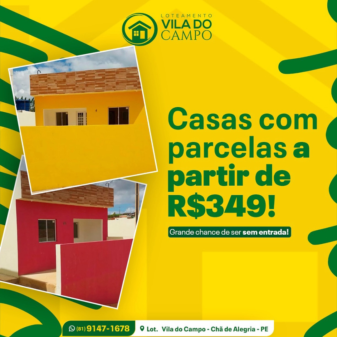 Garanta sua casa !-Com chances de ser sem entrada