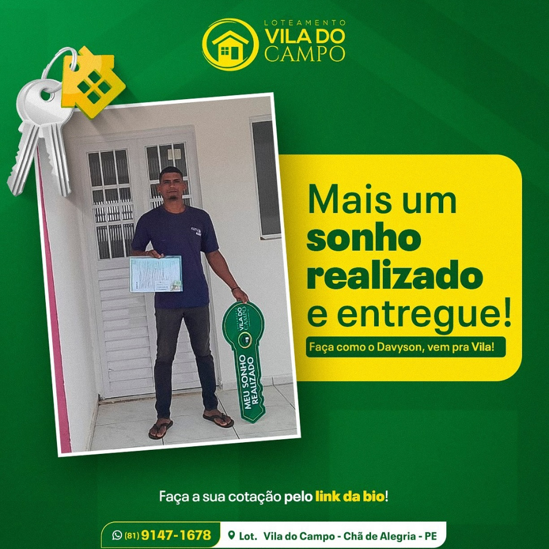 Mais um sonho realizado !-Faça como o Davyson