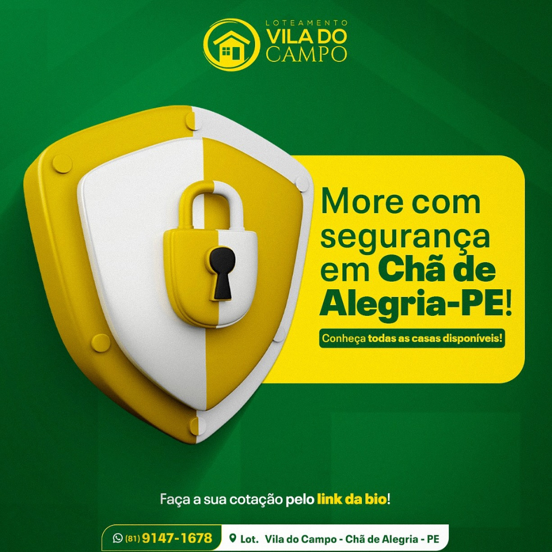 More com segurança!-Ambiente tranquilo e protegido